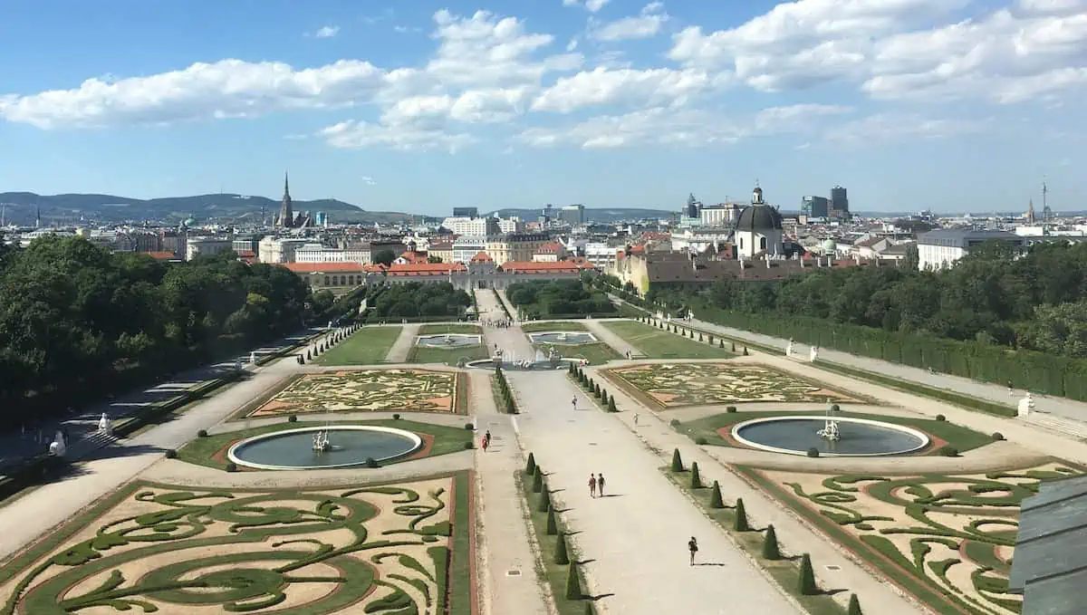 Belvedere palace gardens