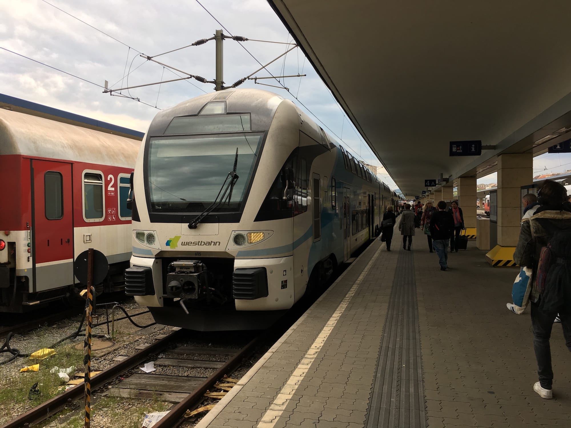 Travelling by train to Vienna - Westbahn Travelling by train to Vienna - Westbahn