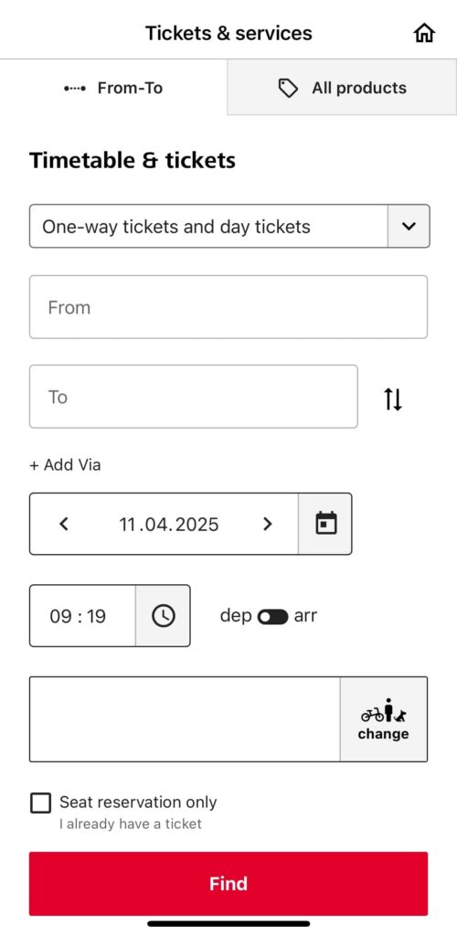Scotty and ÖBB apps are very helpful when travelling to Vienna by train