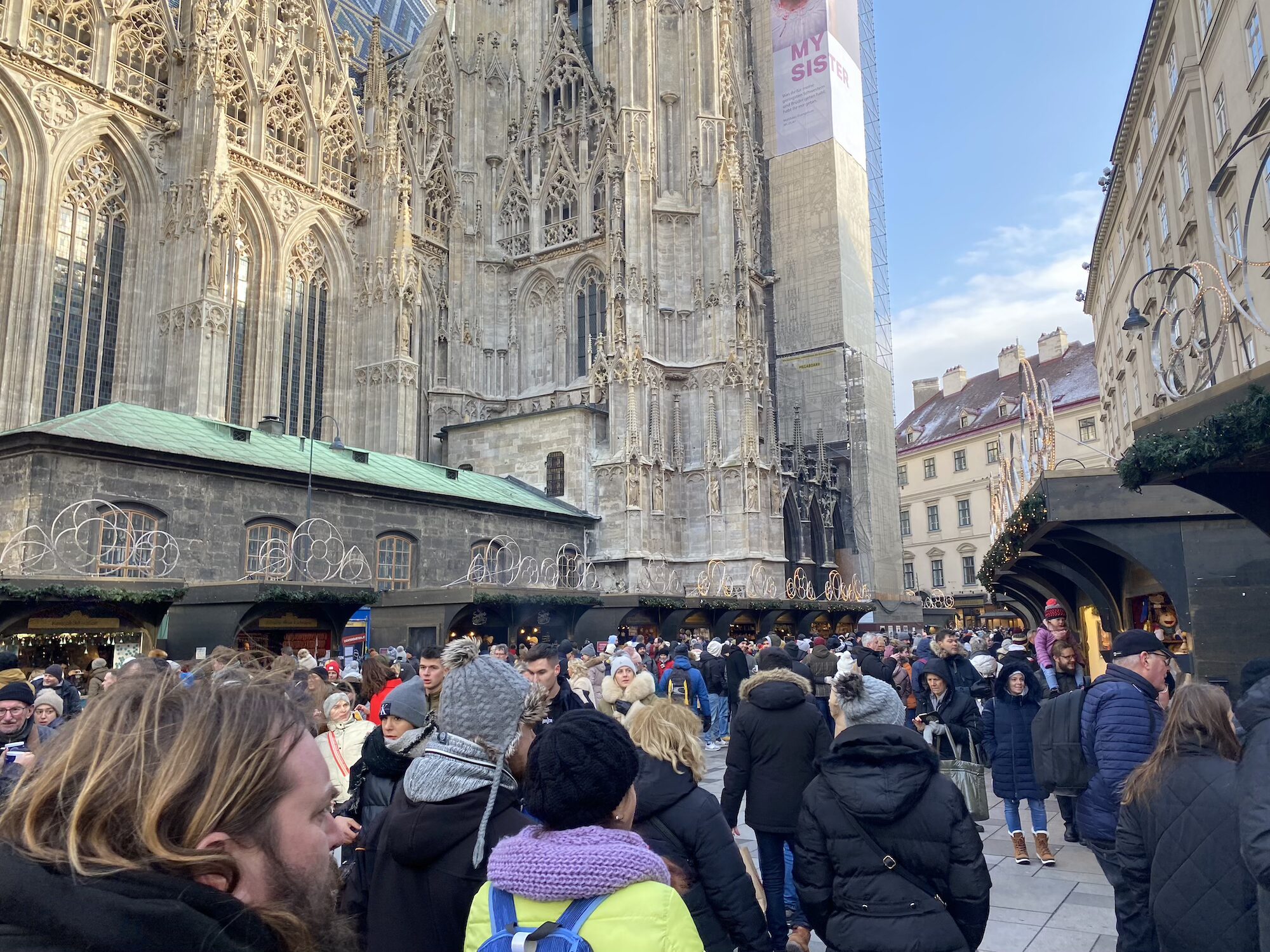 Stephansplatz Christmas market in Vienna