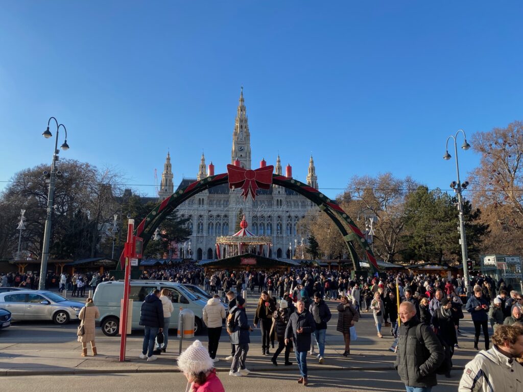 Christmas market rathausplatz
