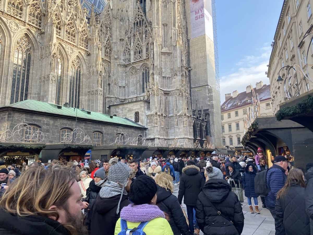 Christmas market at Stephansplatz