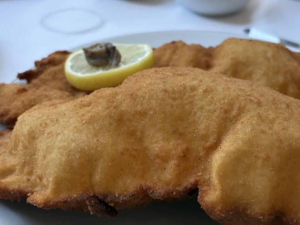 Probably the kaiser had schnitzel every day.