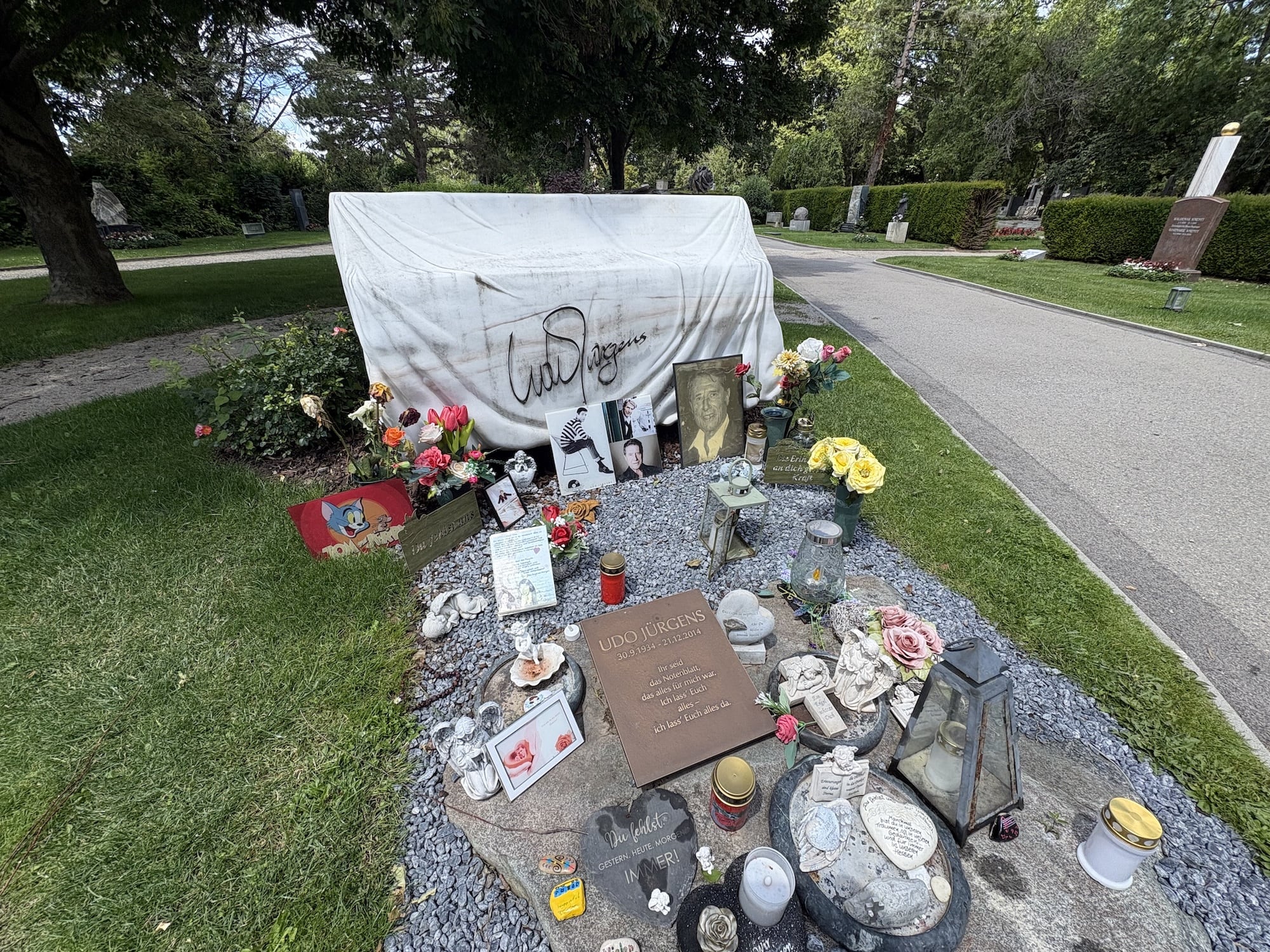 The grave of Udo Jürgens